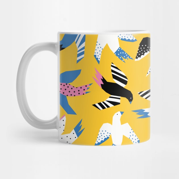 Tropical Birds Large by Sandra Hutter Designs